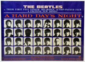 'Hard Day's Night' poster. Ewbank's image.